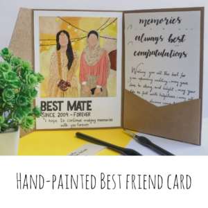 Congratulations Card for Best Friend's Wedding
