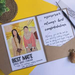 Congratulations Card for Best Friend's Wedding