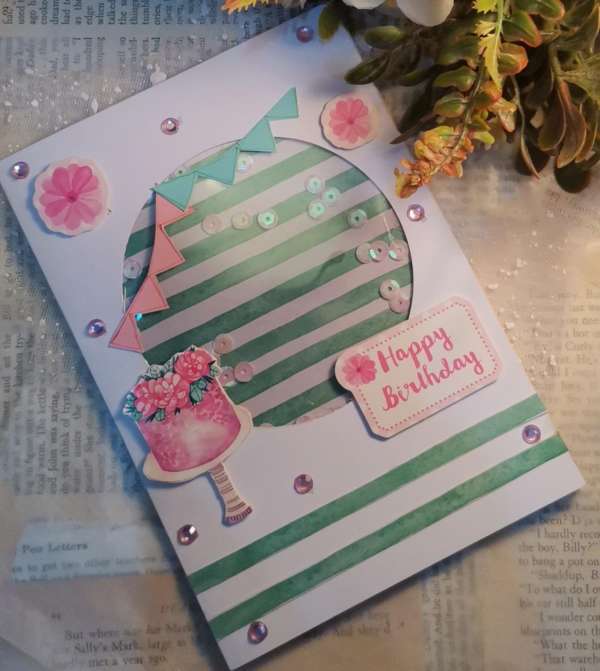 Shaker Birthday Card