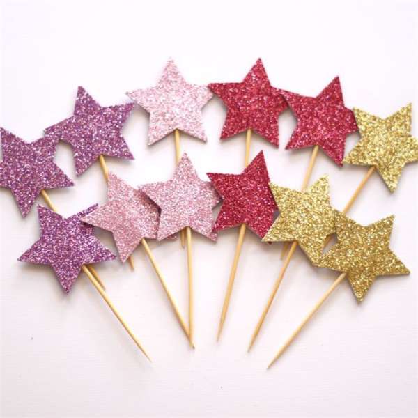 Start Cake Topper