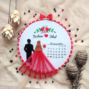 Embroidered Hoops For Weddings