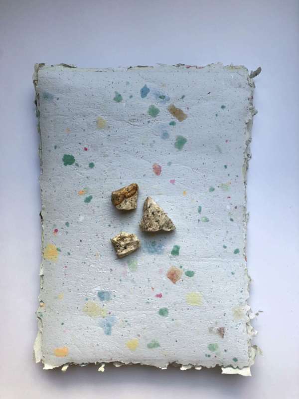 A4 Chunky Multi-colored Handmade Paper
