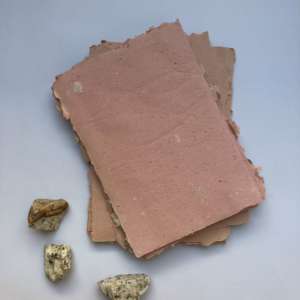 Blush Pink Handmade Paper