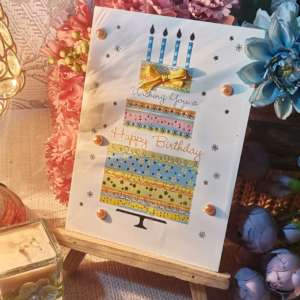 Happy Birthday Cake Card