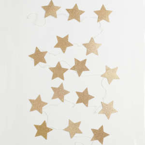 Glitter Star Garland