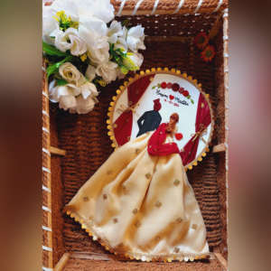 Couple Curtain Design Hoop