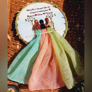 Trio Girls Embroidered Hoop
