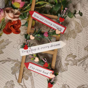 Hearts Stairs Decoration