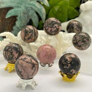 Rhodonite Spheres