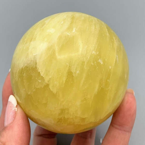 Lemon Calcite Spheres