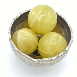 Lemon Calcite Spheres