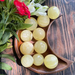 Lemon Calcite Spheres