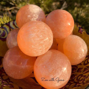 Orange Calcite Spheres
