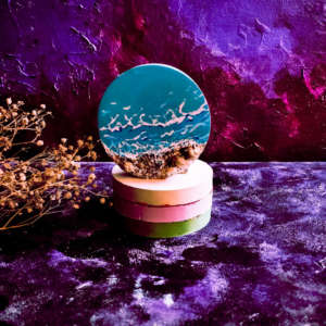 Ocean - 3d Handpainted Concrete Coaster