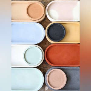 Trinket Tray And Round Coaster-Set