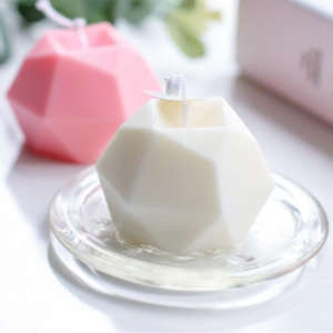 Set of 2 Diamond Hexagon Candles