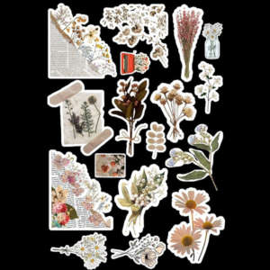 Vintage Floral Stickers Pack