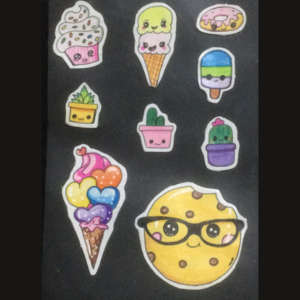 Handmade Doodle Sticker