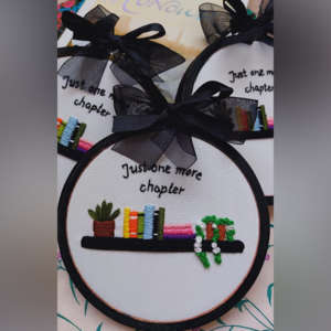 Mini Book Lover Hoop