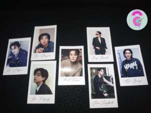 BTS Caption Polaroids.