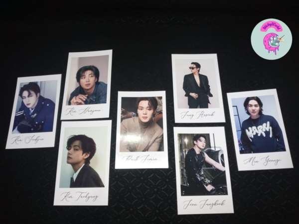 BTS Caption Polaroids.
