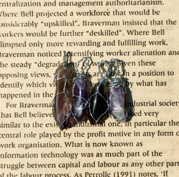 Mini Amethyst Gemstone Pendant