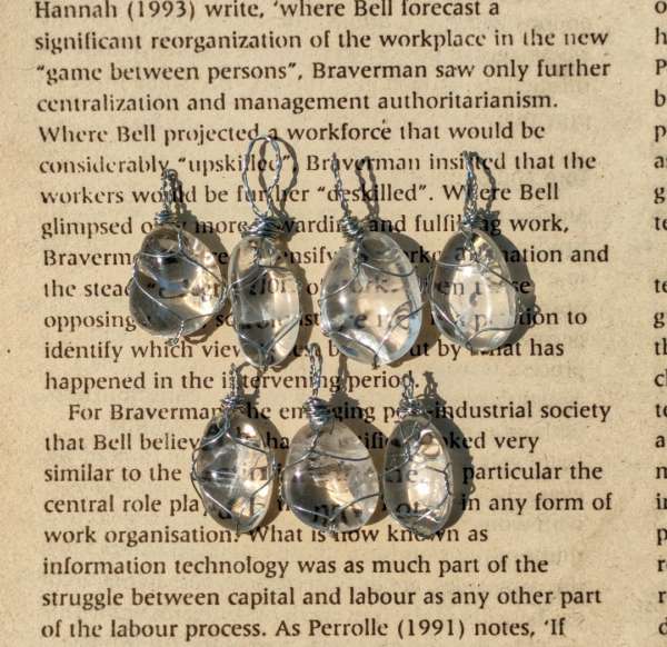 Mini Clear Quartz Gemstone Pendant