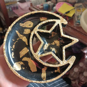 Ramadan Star Moon Dish (Black)