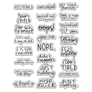 Alpha Stickers Pack