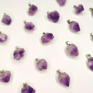 Small Amethyst Point Pendants