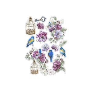 Bird Floral Sticker Pack