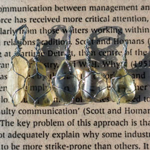 Mini HTA Citrine Gemstone Pendants