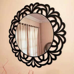 Black Wall Mirror