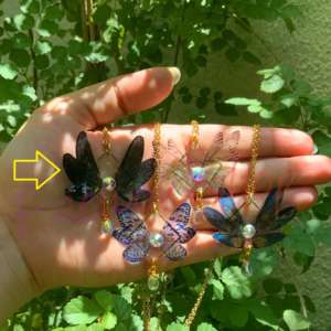 Dark Dragonfly Pendant