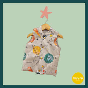 Grey Solar System Waistcoat