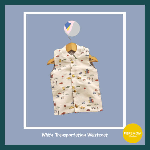 White Transportation Waistcoat