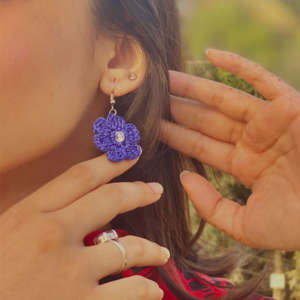 Flower Crochet Earrings