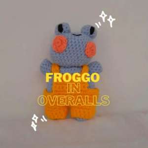 Froggo in overalls
