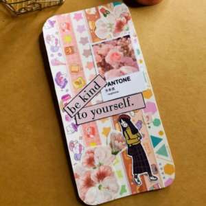 Colorful theme phone case.