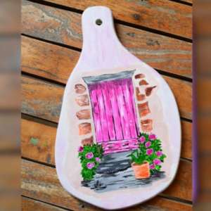 Vintage Door Wooden Cutting Board