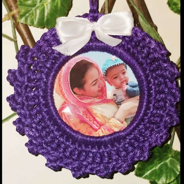 Crochet Mini Photo Frame