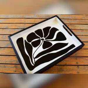 Daisy Wooden Tray
