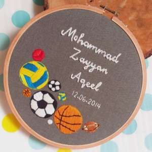 Football Lover Name Hoop