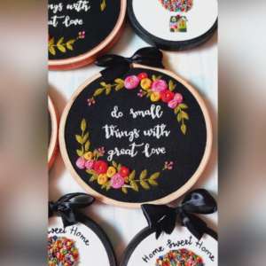 Inspirational Quote Hoop