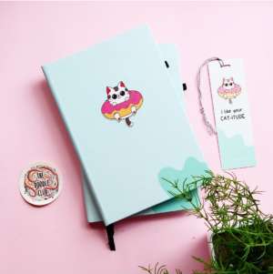 Cat Donut Journal The Doodle Club