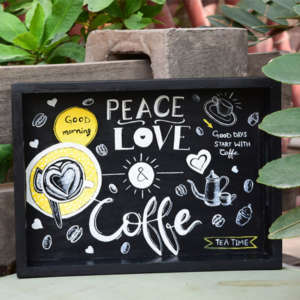 Sunrise Wooden Tray
