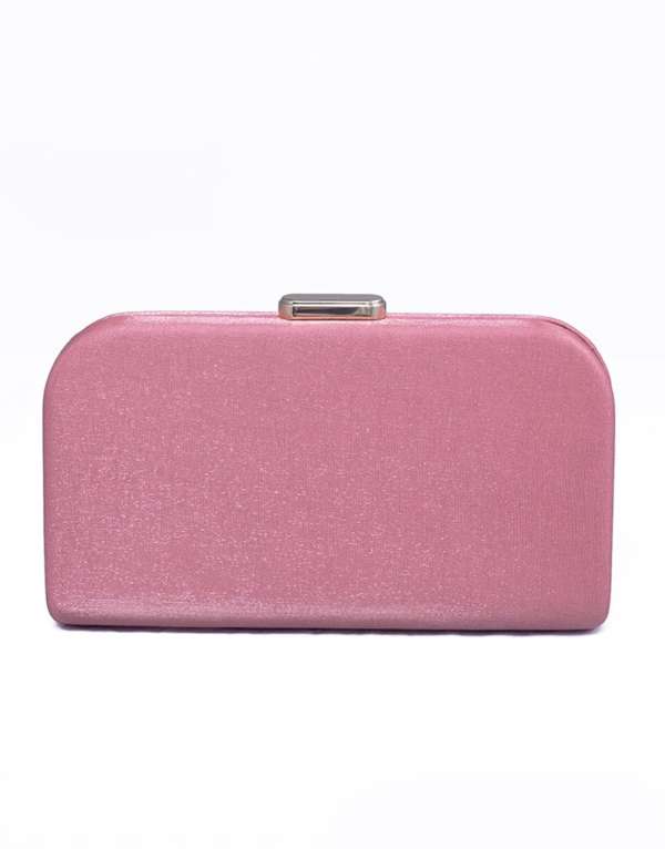RangooN PINK HARD BOX CLUTCH