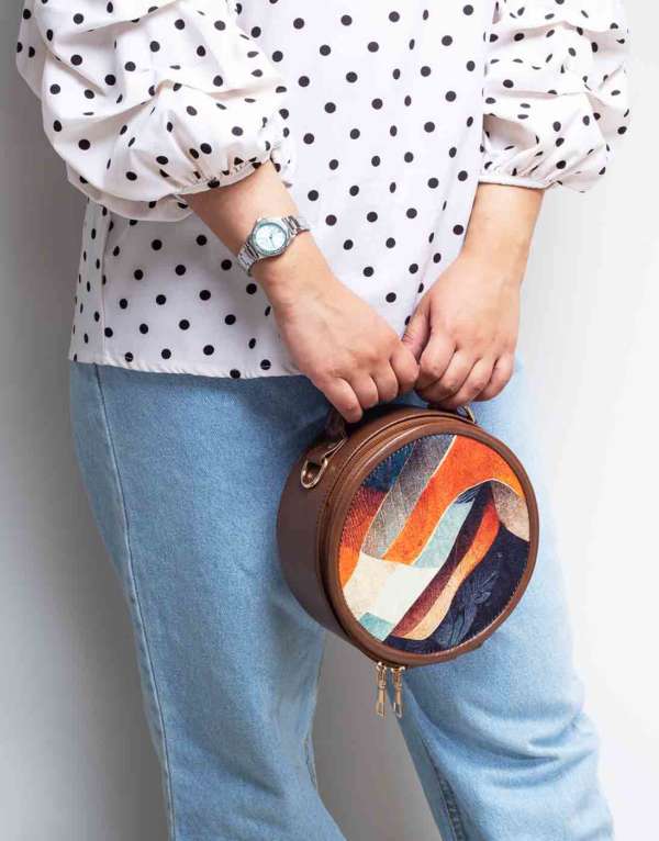 RangooN - LAVISH BROWN CIRCLE BAG