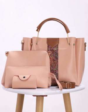 RangooN – DELIGHT PINK 4 PIECES HANDBAG