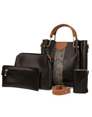RangooN – DELIGHT BLACK 4 PIECES HANDBAG